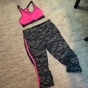 Ruby Ribbon workout set(bra/pant)
